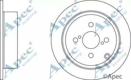 Тормозной диск APEC braking DSK2209