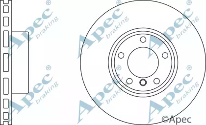 Тормозной диск APEC braking DSK2199