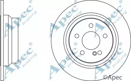 Тормозной диск APEC braking DSK2194