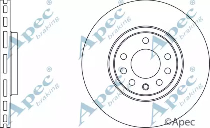 Тормозной диск APEC braking DSK2176