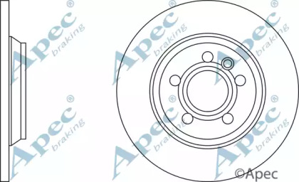 Тормозной диск APEC braking DSK2159