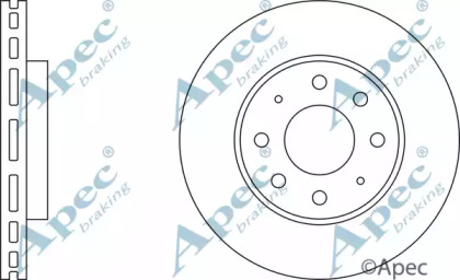 Тормозной диск APEC braking DSK2142