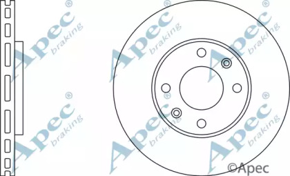 Тормозной диск APEC braking DSK2136