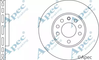 Тормозной диск APEC braking DSK2101