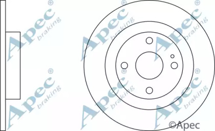 Тормозной диск APEC braking DSK2095