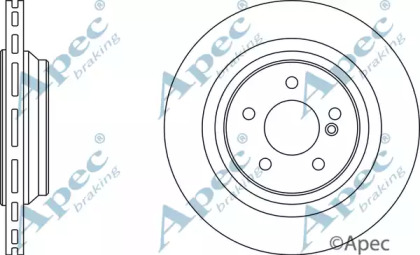 Тормозной диск APEC braking DSK2099