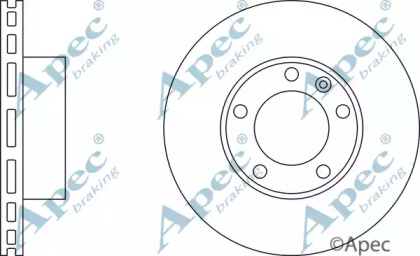 Тормозной диск APEC braking DSK2092