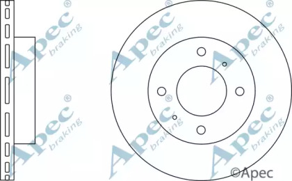 Тормозной диск APEC braking DSK2125