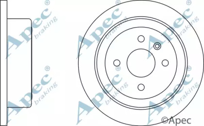 Тормозной диск APEC braking DSK2067