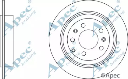 Тормозной диск APEC braking DSK2029