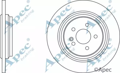 Тормозной диск APEC braking DSK2020