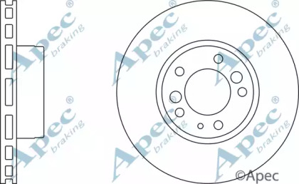 Тормозной диск APEC braking DSK2014