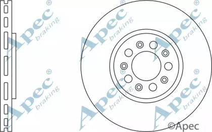 Тормозной диск APEC braking DSK957