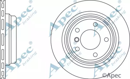 Тормозной диск APEC braking DSK932