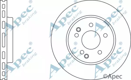 Тормозной диск APEC braking DSK921