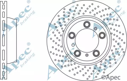 Тормозной диск APEC braking DSK3214