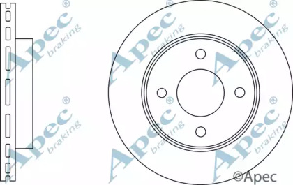 Тормозной диск APEC braking DSK3226