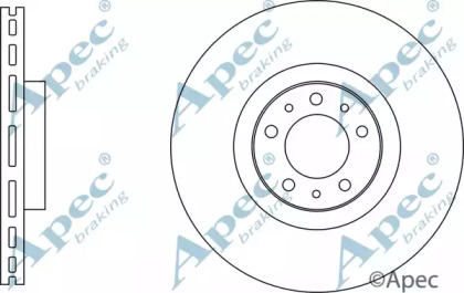 Тормозной диск APEC braking DSK3233