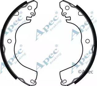 Комлект тормозных накладок APEC braking SHU819