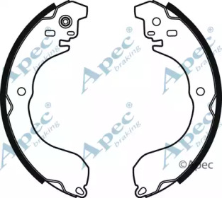 Комлект тормозных накладок APEC braking SHU821