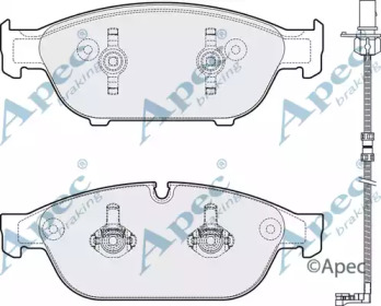 Комплект тормозных колодок APEC braking PAD1784