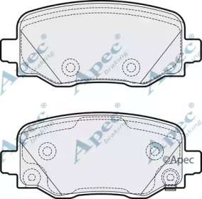 Комплект тормозных колодок APEC braking PAD2069