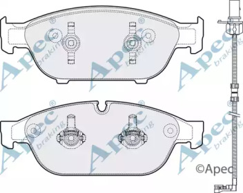 Комплект тормозных колодок APEC braking PAD1810