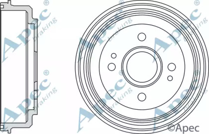 Тормозный барабан APEC braking DRM9980