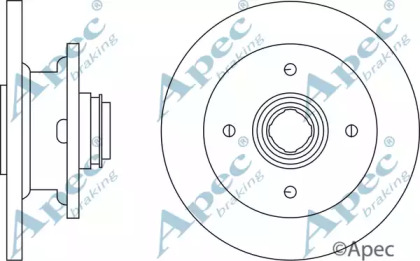 Тормозной диск APEC braking DSK102