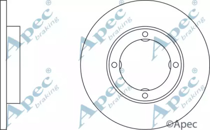 Тормозной диск APEC braking DSK111