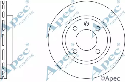 Тормозной диск APEC braking DSK116