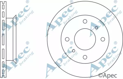 Тормозной диск APEC braking DSK164