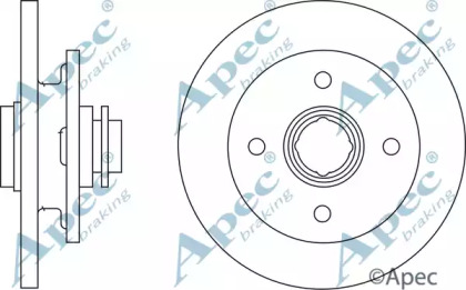 Тормозной диск APEC braking DSK192