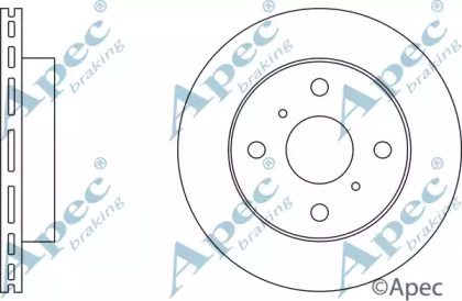 Тормозной диск APEC braking DSK195