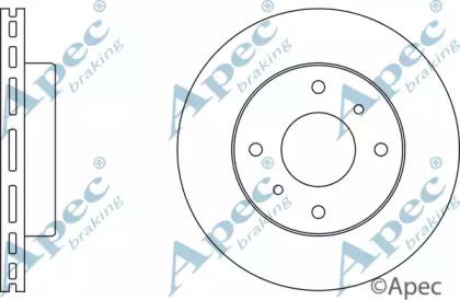 Тормозной диск APEC braking DSK507