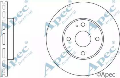 Тормозной диск APEC braking DSK514