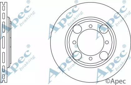 Тормозной диск APEC braking DSK611