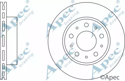 Тормозной диск APEC braking DSK621