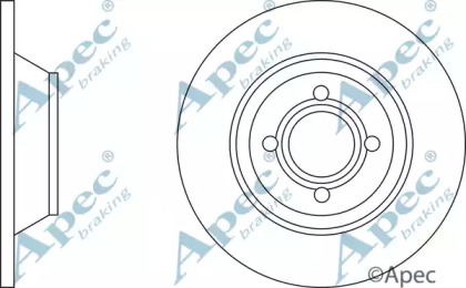 Тормозной диск APEC braking DSK630