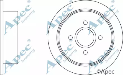 Тормозной диск APEC braking DSK635