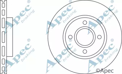 Тормозной диск APEC braking DSK685