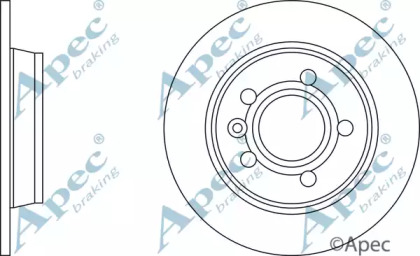 Тормозной диск APEC braking DSK710