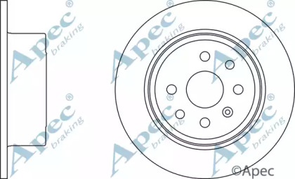 Тормозной диск APEC braking DSK712