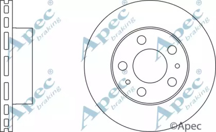 Тормозной диск APEC braking DSK759