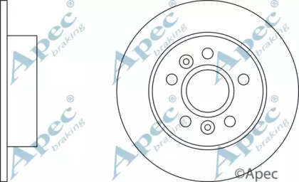 Тормозной диск APEC braking DSK803