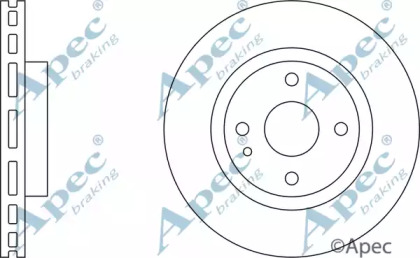 Тормозной диск APEC braking DSK827