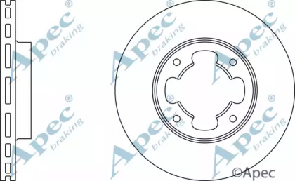 Тормозной диск APEC braking DSK267