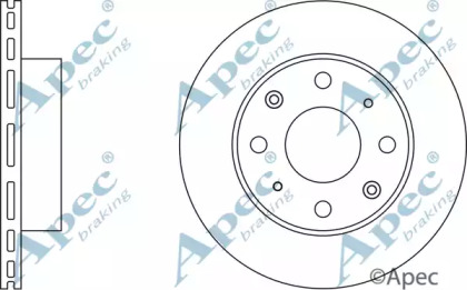 Тормозной диск APEC braking DSK271