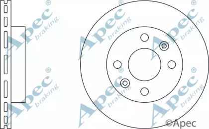 Тормозной диск APEC braking DSK280