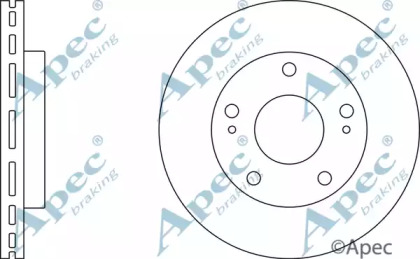 Тормозной диск APEC braking DSK311